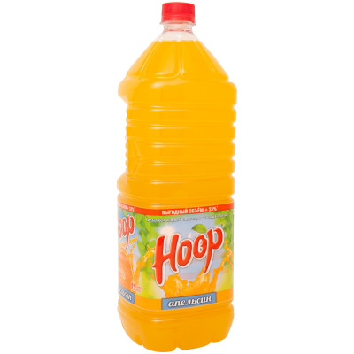 Напиток Hoop апельсиновый вкус безалкогольный негазированный, 2л