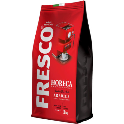 Кофе Fresco Horeca Arabica натуральный жареный в зёрнах, 1кг