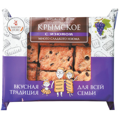 Сдоба Bakery Story Крымское с изюмом, 500г