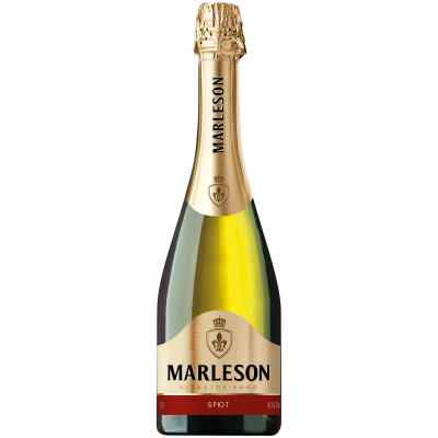Вино игристое Marleson белое брют 10.5-12.5%, 750мл
