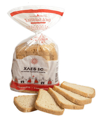 Хлеб пшеничный формовой нарезка 1 сорт, 300г