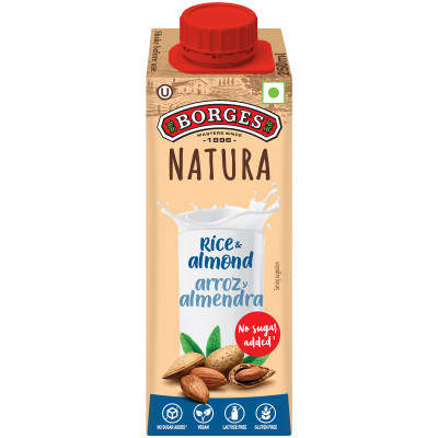 Напиток Borges Natura Rice and Almond drink на основе миндаля и риса, 250мл