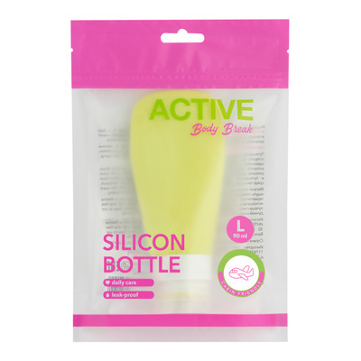 Флакон силиконовый Body Break Silicon Bottle L, 90мл