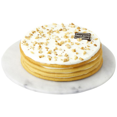 Торт Cream Royal Сметанный бисквитный кремовый, 650г