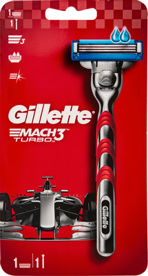 Бритва безопасная Gillette Mach3 Turbo со сменной кассетой