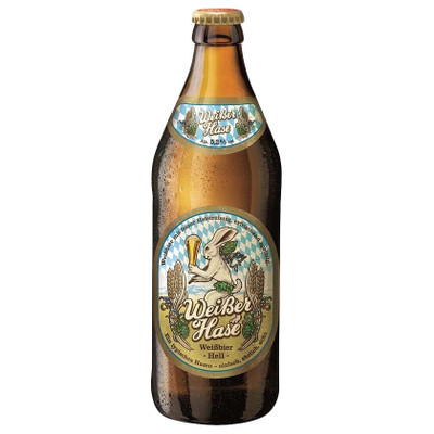 Пиво Hasen-Brau Вайссен Хэйз светлое нефильтрованное 5.2%, 500мл