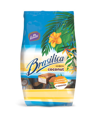 Конфеты Konti Brasilica Coconut, 500г