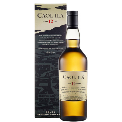 Виски Caol Ila 12 лет односолодовый выдержка 43%, 750мл