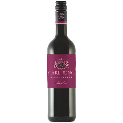 Вино Carl Jung Мерло красное безалкогольное, 750мл