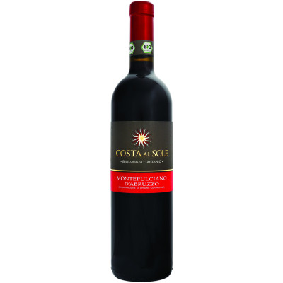 Вино Costa Al Sole Монтепульчано д Абруццо красное сухое 13%, 750мл