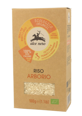 Рис Alce Nero Arborio белый, 500г