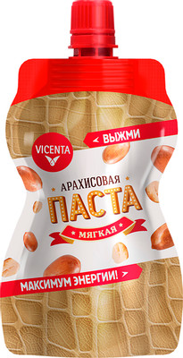 Паста арахисовая Vicenta мягкая, 65г