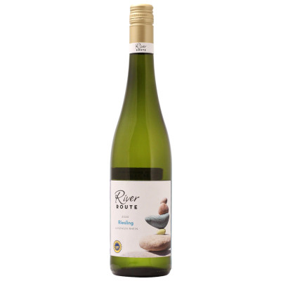 Вино River Route Riesling Rheinhessen сортовое ординарное белое полусухое, 750мл