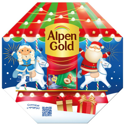 Набор кондитерской продукции Alpen Gold Многоугольник, 113г