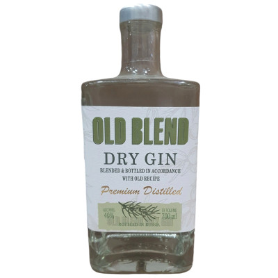 Джин Old Blend Dry Gin 40%, 700мл