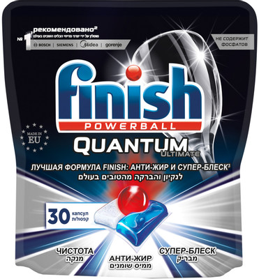 Капсулы Finish Quantum Ultimate, 30шт
