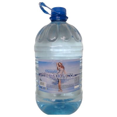Вода Свежесть Артезианская кристально-чистая питьевая негазированная, 5л