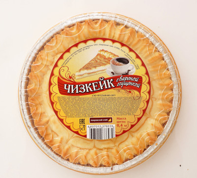 Пирог Покровский Хлеб Чизкейк с варёной сгущёнкой, 400г