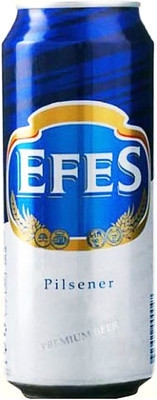 Пиво Efes Pilsener светлое 5%, 450мл