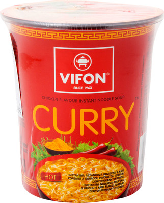 Суп-лапша Vifon быстрого приготовления со вкусом курицы карри, 60г