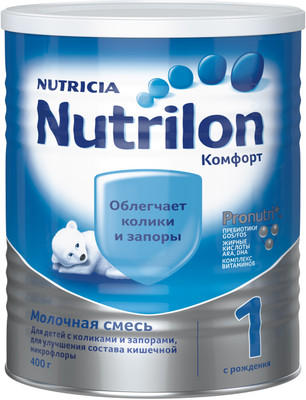 Смесь Nutrilon Комфорт 1 сухая молочная, 400г
