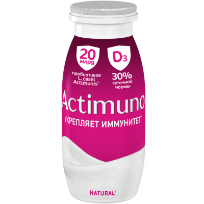 Напиток Actimuno кисломолочный сладкий 1.6%, 95мл