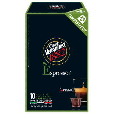 Кофе в капсулах Caffee Vergnano Espresso Lungo Intenso, 10х5г