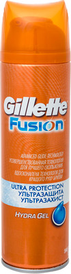 Гель для бритья Gillette Fusion ультразащита, 200мл