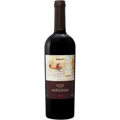 Вино Geo de Los Vinedos Merlot красное сухое 11.5-13.5%, 750мл