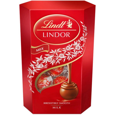 Конфеты Lindt Lindor из молочного шоколада с тающей начинкой, 200г