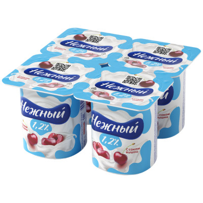 Продукт йогуртный Campina Нежный 1.2%, 100г