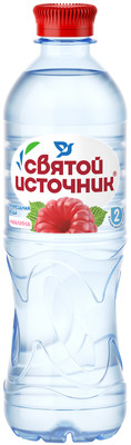 Напиток Святой источник Природная вода + малина негазированный, 500мл
