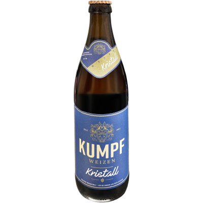 Пиво Kumpf Кристалл светлое непастеризованное фильтрованное пшеничное, 500мл