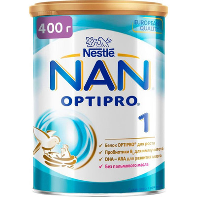Смесь Nan 1 Optipro молочная с рождения, 400г