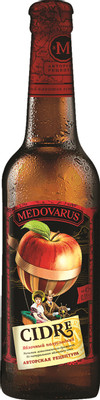 Сидр Medovarus яблочный полусладкий жемчужный игристый 4.5%, 330мл