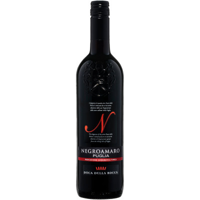 Вино Duca della Rocca Primitivo красное полусухое 13%, 750мл