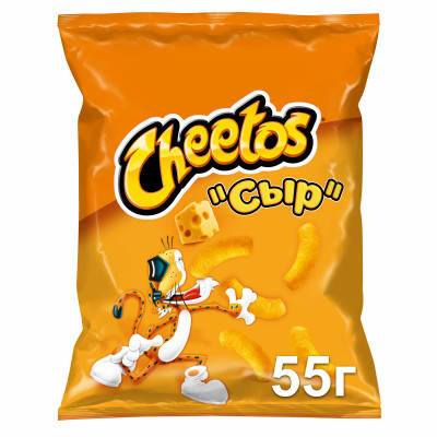 Кукурузные снеки Cheetos Сыр, 55г
