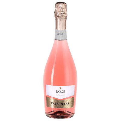 Вино Casa Defra Розе игристое розовое сухое, 0.75л