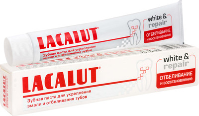 Зубная паста Lacalut White&Repair, 75мл