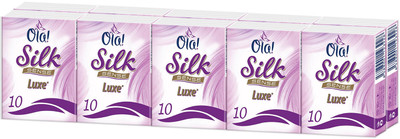 Платки носовые бумажные Ola! Silk Sense Luxe, 10x10шт