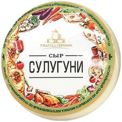 Сыр Fratelli Spirini Сулугуни копчёный 43%, 250г