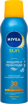 Спрей солнцезащитный Nivea Sun Защита и прохлада, 200мл