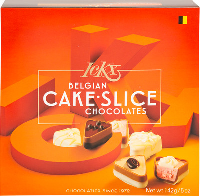 Конфеты ICKX шоколадные ассорти в виде пирожных, 142г