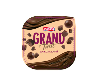Пудинг молочный Grand Twist с шоколадом ультрапастеризованный 5.4%, 138г