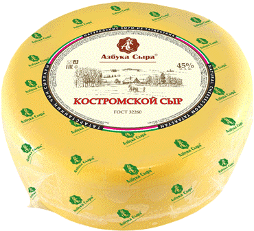 Сыр Азбука Сыра Костромской 45%