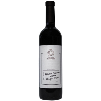 Вино Усадьба Перовских Каберне Совиньон Мерло и Каберне Фран красное сухое 13.5%, 750мл
