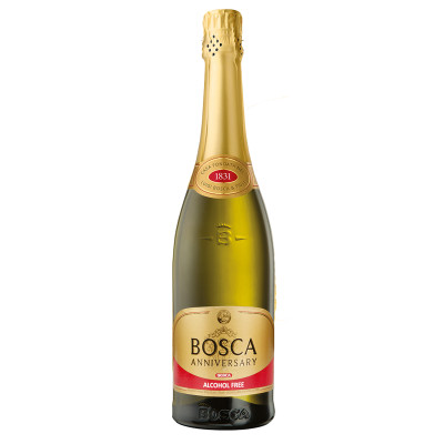 Вино безалкогольное Bosca Anniversary белое полусладкое, 750мл