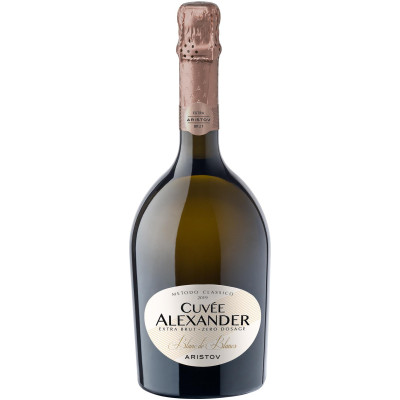 Вино Aristov Cuvee Alexander Blanc de Blancs белое экстра брют 13%, 750мл