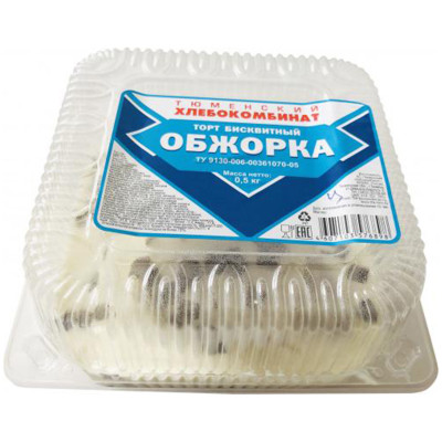 Торт Тюменский Хлебокомбинат Обжорка, 500г