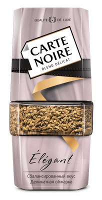 Кофе Carte Noire Elegant натуральный растворимый сублимированный, 95г